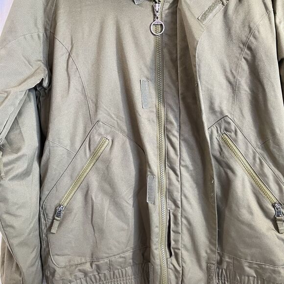 Burton Dryride Da Nang Green Ski Snowboard softshell Jacket Coat size L Hoodie - Picture 6 of 13